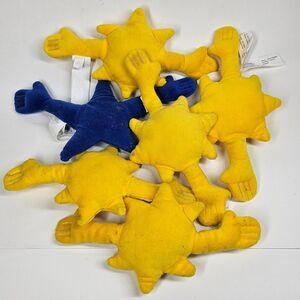 Ikea Famnig Mini Plush Yellow Sun Lot Hands Sunshine